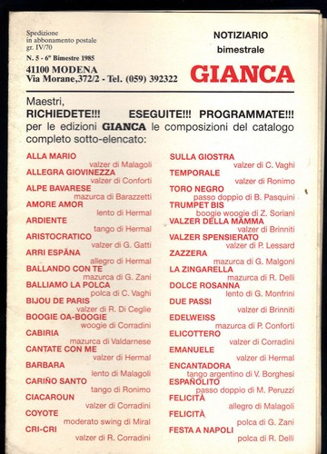 Notiziario gianca 6 - gianca,