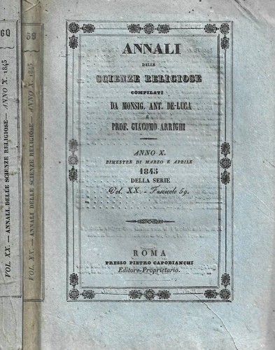 Annali delle scienze