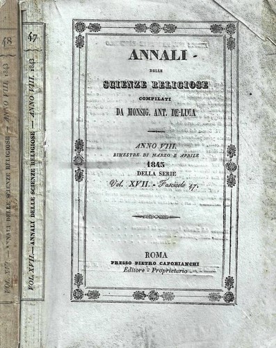 Annali delle scienze